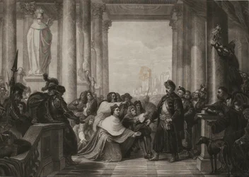 Hrabě Wilczek prosí Jana III. Sobieského o pomoc Vídni